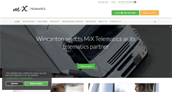 Desktop Screenshot of mixtelematics.co.uk